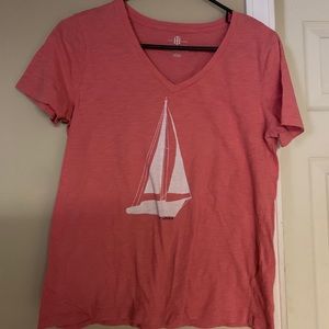 Pink Tommy Hilfiger blouse tshirt